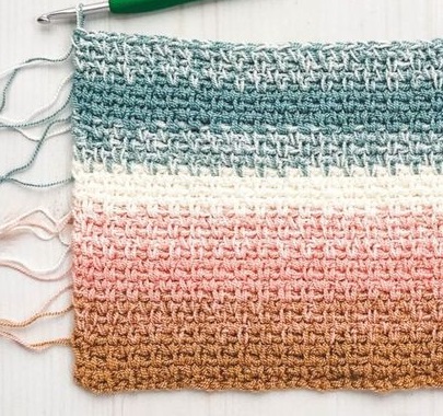 Crochê com Degradê de Cores: Misture Fios com Criatividade. 4 Croche com Degrade de Cores Color Blending in Crochet