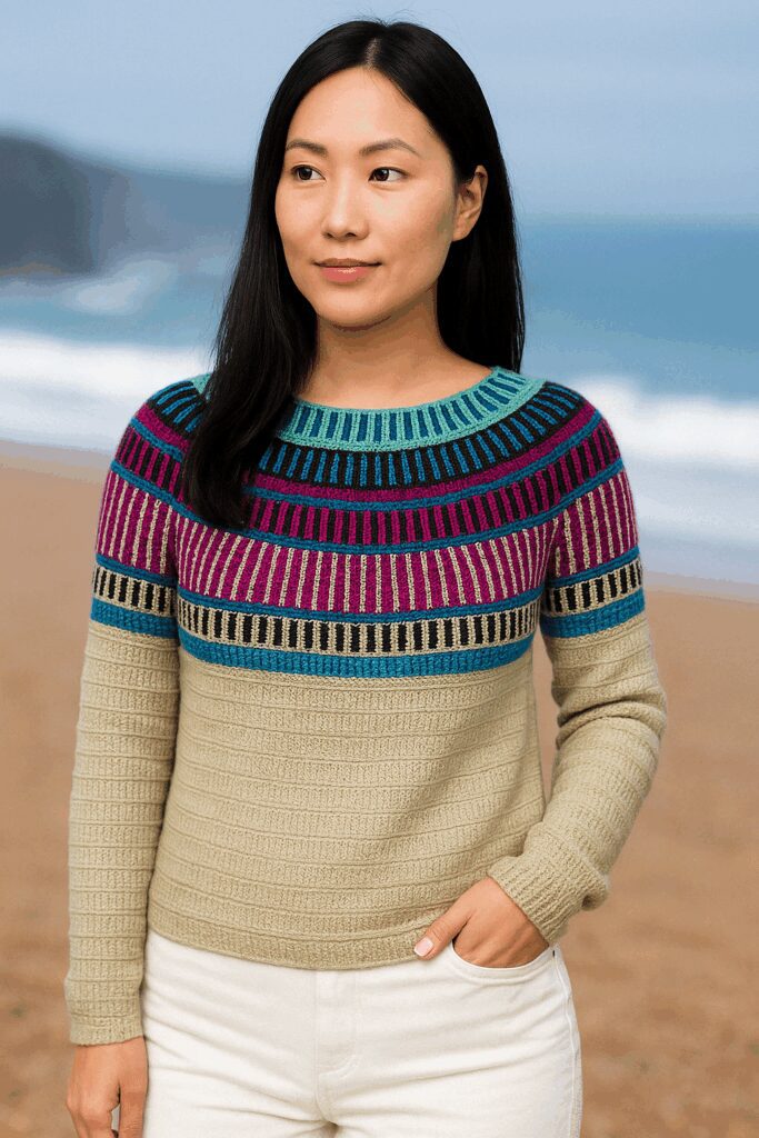 Crochê Mosaico Clássico: Guia Completo com Gráfico e Passo a Passo 7 Lagom pullover Swedish 1