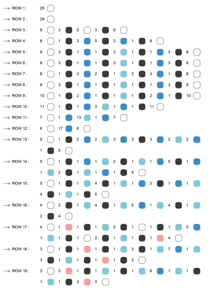 STITCH Pixel Grid Pattern for Crochet, Knitting, and Cross Stitch 4 1 1