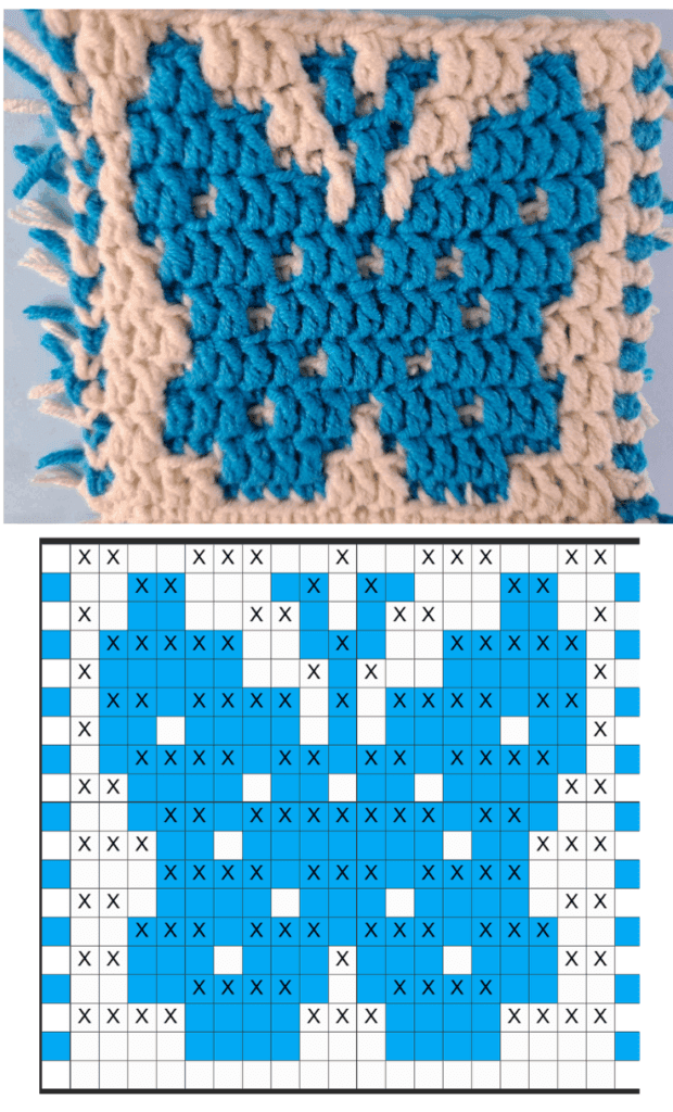 Crochê Mosaico Clássico: Guia Completo com Gráfico e Passo a Passo 10 19.1
