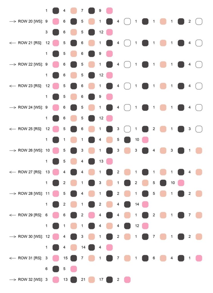 MINNIE MOUSE Pixel Grid Pattern for Crochet, Knitting, and Cross Stitch 5 56x60 Minnie Pixel Chart Pattern page 0003
