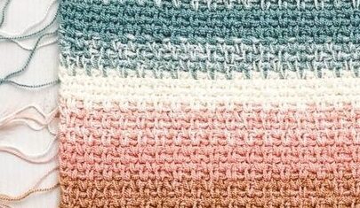 Crochê com Degradê de Cores: Misture Fios com Criatividade.