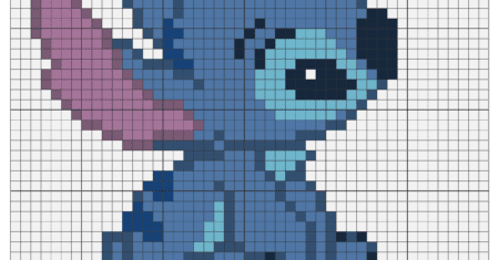 STITCH Pixel Grid Pattern 47×44 px