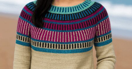 Crochê para seu primeiro suéter Lagom – Padrão de mosaico fácil