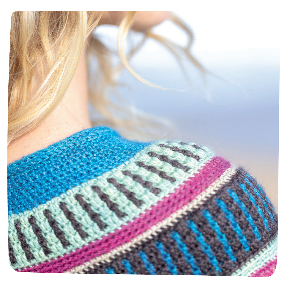 Crochê para seu primeiro suéter Lagom – Padrão de mosaico fácil 5 image 2