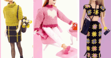 Crochet Clothes Patterns for Barbie Doll – Free & Cute Ideas