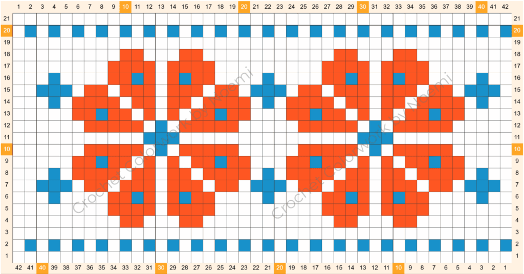 Grade de Pixel Floral 3